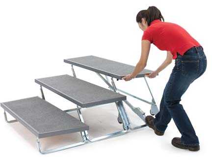 Tourmaster 3-Step Riser - 1.2m
