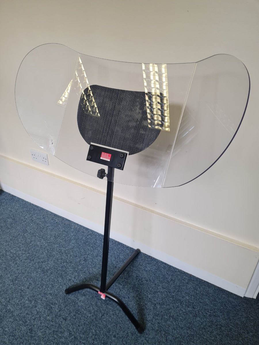 O.D.E. Acoustic Shield - Transparenter Schreibtisch