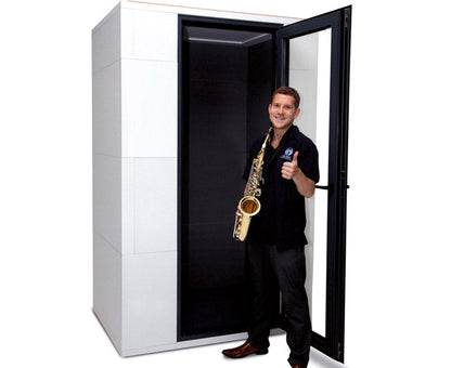 STUDIOBRICKS sound-isolation booths for rehearsing and recording music, voiceover and podcast