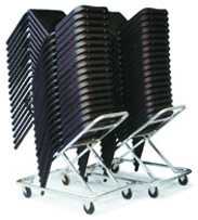 Chariot de transport et de stockage pour chaises ergonomiques